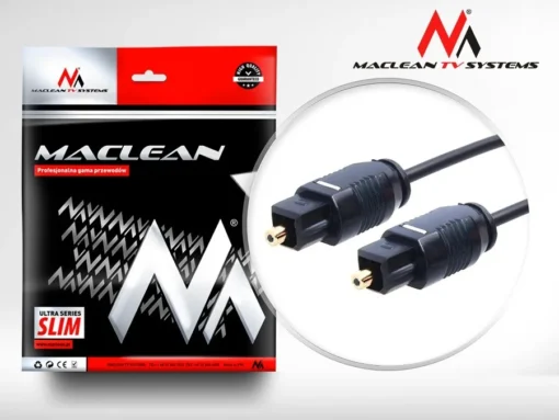 Maclean Optical cable Toslink SLIM 0,5m MCTV-750 T-T - Image 3