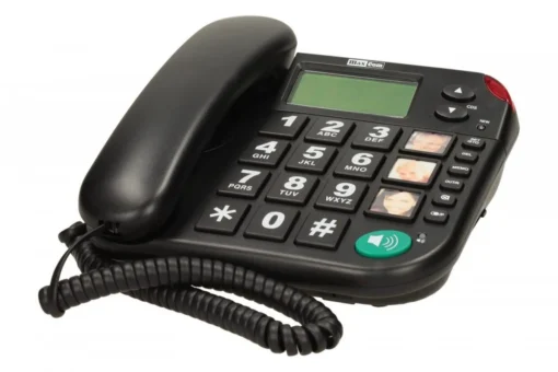 Maxcom KXT 480 BB BLACK CORDED TELEPHONE - Image 3