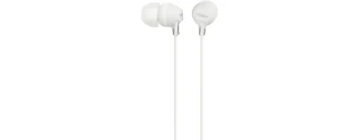 Sony In-ear Headphones with mic MDR-EX15AP White