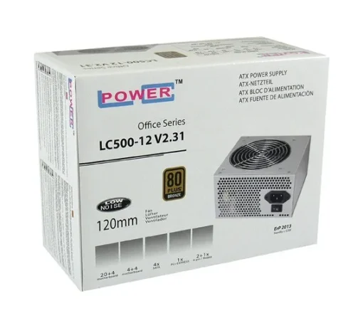 LC-POWER PSU 400W LC500-12 V2.31 80+ BRONZE - Image 2