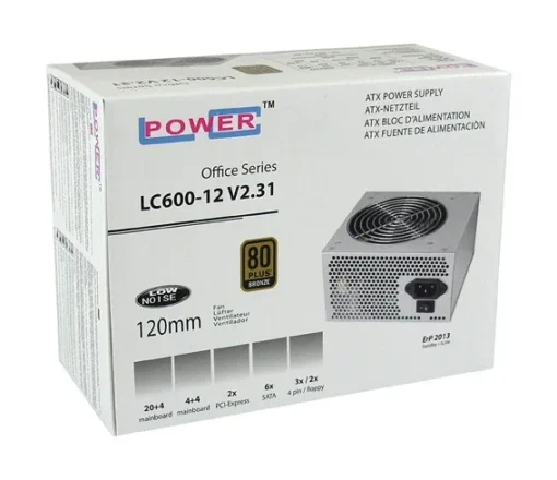 LC-POWER PSU 450W LC600-12 V2.31 80+ BROZNE - Image 2