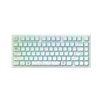 Геймърскa безжична клавиатура Dark Project ALU81A Terra Nova White RGB