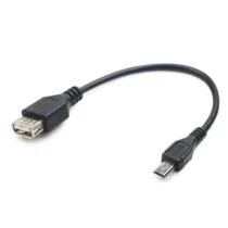 Gembird OTG кабел USB Micro BM-> USB AF 15 CM