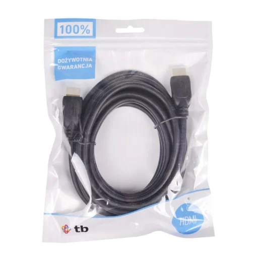 TB HDMI Cable v 1.4 1.8m. gold plated - Image 2