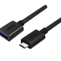 Unitek ADAPTER USB TYP-C TO USB AF 015m; Y-C476BK