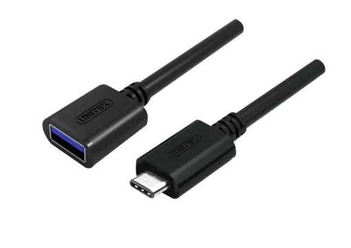 Unitek ADAPTER USB TYP-C TO USB AF 015m; Y-C476BK