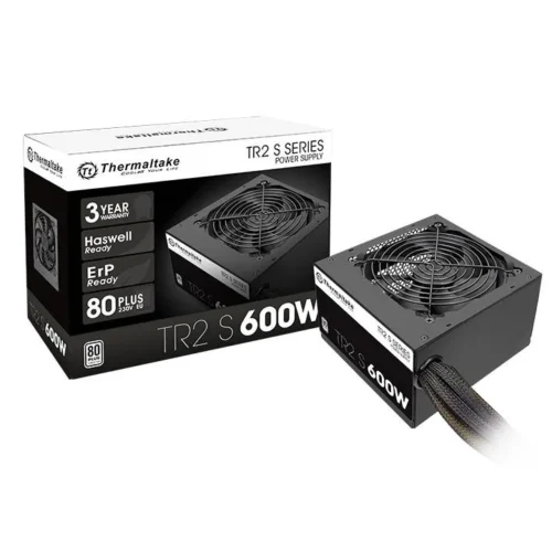 Thermaltake захранващ блок TR2 S черен 600W (80+ 230V EU 2xPEG 120mm Single