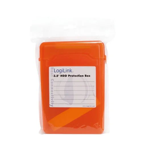 LogiLink Protective box for HDD 3.5, orange - Image 3