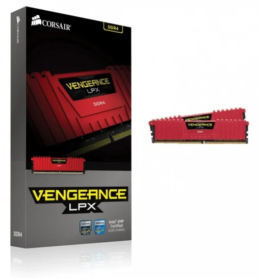 Corsair DDR4 Vengeance LPX 16GB/3200(2*8GB) CL16-18-18-36 RED 135V XMP 2.0