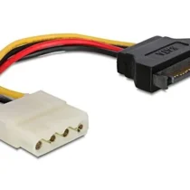 Gembird Sata Power Cable 15PIN Male->4PIN Molex 15cm