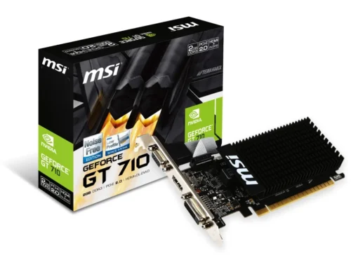 MSI видео карта GeForce GT 710 2GB DDR3 64BIT DVI/D-SUB/HDMI