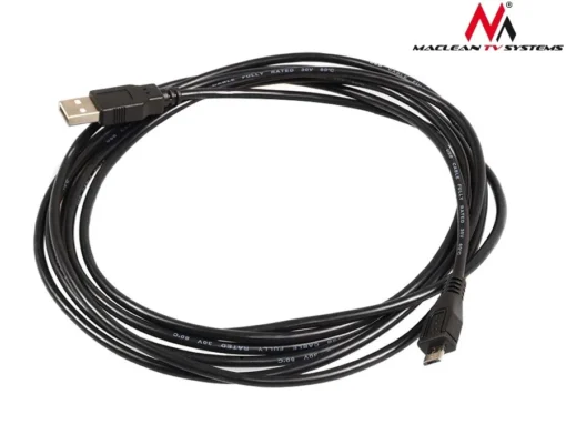 Maclean USB cable 2.0 plug-plug micro 3m MCTV-746 - Image 3