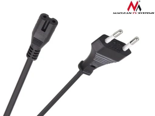 Maclean Eight power cable 2 pin 3M EU MCTV EU-810 - Image 3