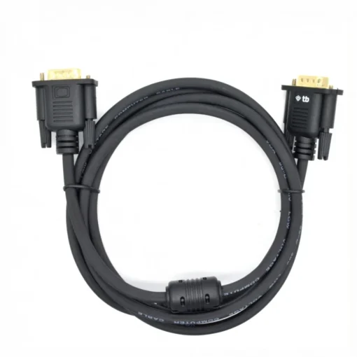 TB Cable VGA 15M-15M 1.8 m. Black gold plated