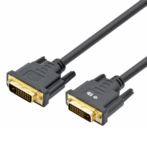 TB DVI cable M 24 + 1 1.8 m. Black, gold plated - Image 4