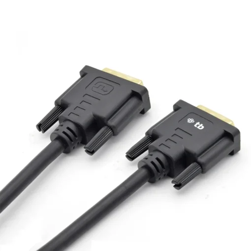 TB DVI cable M 24 + 1 1.8 m. Black, gold plated - Image 5