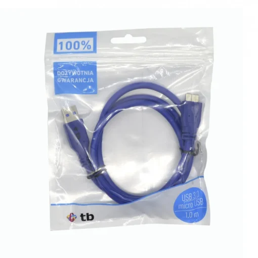 TB Cable USB 3.0-Micro 1 m. Blue - Image 2