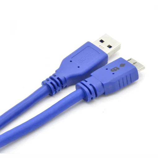 TB Cable USB 3.0-Micro 1 m. Blue - Image 5