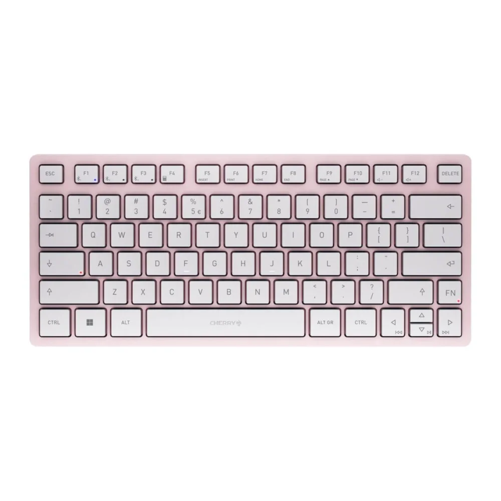 Безжична клавиатура CHERRY KW 7100 MINI BT Bluetooth Розова