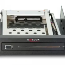 Чекмедже Delock 3.5Prime; За 1 x 2.5Prime; SATA HDD / SSD Черен