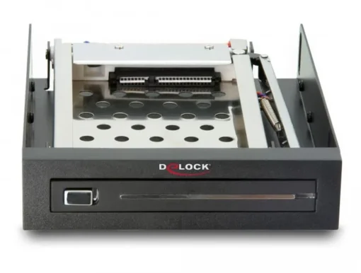 Чекмедже Delock 3.5Prime; За 1 x 2.5Prime; SATA HDD / SSD Черен