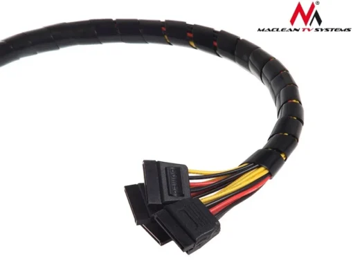 Maclean Masking cable 3m black MCTV-685 - Image 3