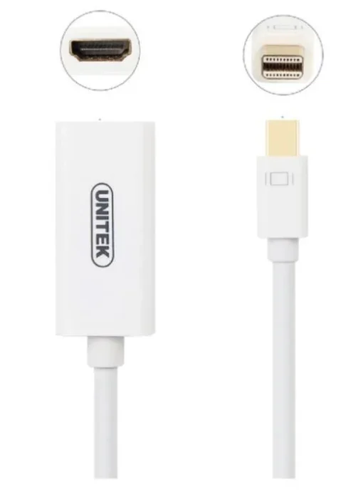 Unitek ADAPTER MINI DISPLAYPORT TO HDMI 4K; Y-6331 - Image 3