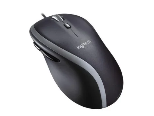 Мишка за компютър с кабел, оптична LOGITECH M500, Бърз скрол, USB, Черен - Image 2