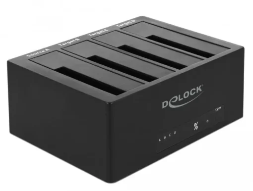 Външна докинг станция Delock За 4 x HDD/SSD USB Функция за клониране 5