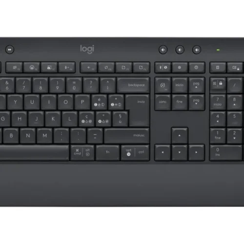 Kомплект безжични клавиатура с мишка Logitech MK650 Черен