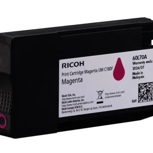 Касета с мастило RICOH IJM C180F, 1600 копия, Magenta