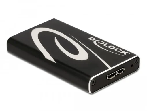 Външно чекмедже Delock 42006, За mSATA SSD, USB - Image 3