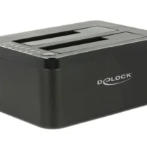 Външна докинг станция Delock 62661 за 2.5"/3.5" HDD/SSD USB 3.0 Функция за клониране