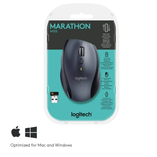 Безжична мишка, оптична LOGITECH M705 Marathon - Image 5