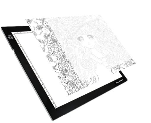 LED светеща подложка за рисуване HUION LED light pad L4S, USB, Черен - Image 4