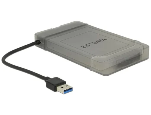 Конвертор Delock, USB 3.0 Type-A мъжко - SATA 6 Gb/s 22 pin, 2.5Prime; защитен калъф - Image 2