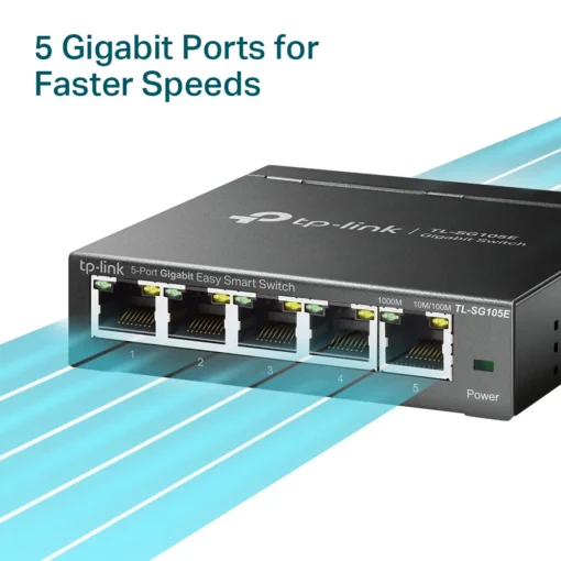 TP-Link TL-SG105E 5-Port Gigabit Easy Smart - Image 3