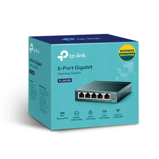 Комутатор TP-Link TL-SG105 5-портов гигабитен - Image 3