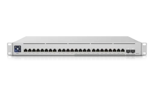 Комутатор Ubiquiti Enterprise 24 PoE с 2.5Gbps и SFP+ порта