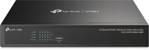 Мрежови видео рекордер TP-Link VIGI NVR1008H-8MP 8-канален PoE+