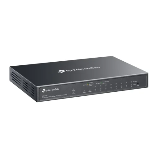 10-портов комутатор TP-Link Omada ES210GMP Gigabit Easy Managed Switch с 8 PoE+ порта - Image 3