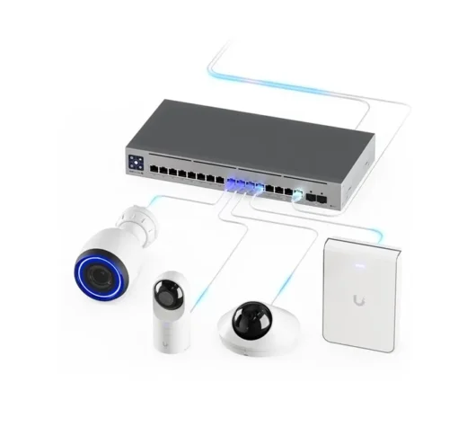 16-портов гигабитов комутатор Ubiquiti UniFi Switch Pro Max 16 PoE USW-Pro-Max-16-PoE - Image 2