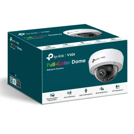 5MP пълноцветна куполна мрежова камера TP-Link VIGI C250(2.8mm) - Image 3