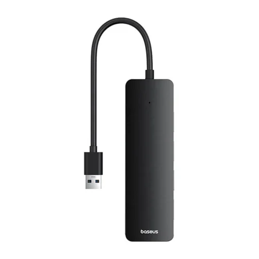 USB хъб Baseus 4 в 1 UltraJoy Lite USB-А към USB 3.0, 15 см B0005280B111-00 - черен - Image 2