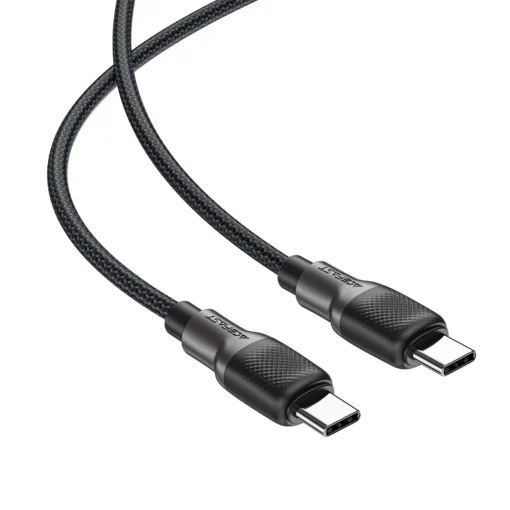 Acefast Кабел USB-C to USB-C Cable 60W Silicone braid 1.2m - C10-03 - Black - Image 4