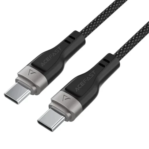 Acefast Кабел USB-C to USB-C Cable 60W MAGNETIC 1.2m - C11-03 - Black - Image 2