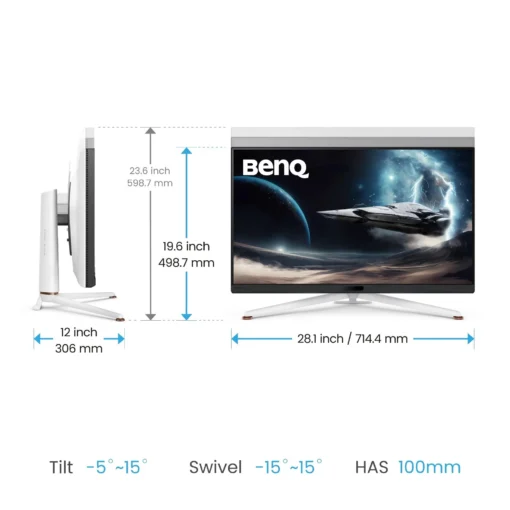 Геймърски монитор BenQ Mobiuz EX321UX, 31.5", 144Hz - Image 5