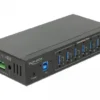 Външен индустриален хъб Delock 7 x USB 3.0 Type-A с 15 kV ESD защита