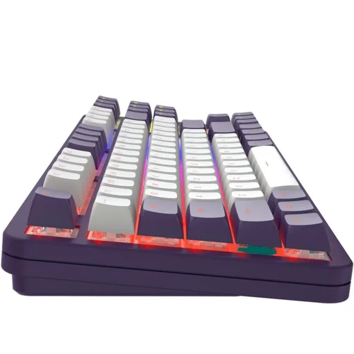 Геймърскa механична клавиатура Dark Project ALU87A Violet RGB - TKL - Image 4