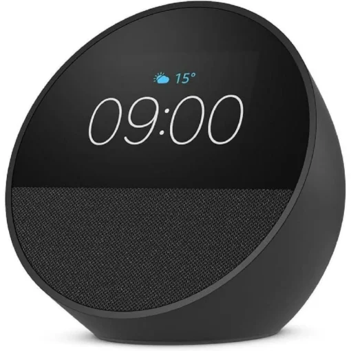 Смарт часовник Amazon Echo Spot 2024 Alexa асистент Черен